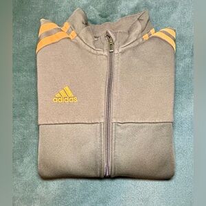 Adidas Trio Track Zip Front Jacket, Size: Youth M